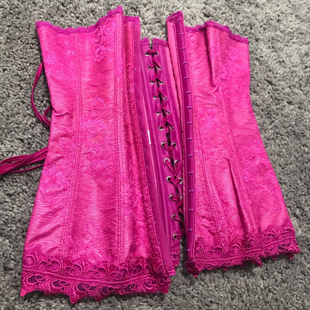 Frederick’s of Hollywood Pink Corset 32